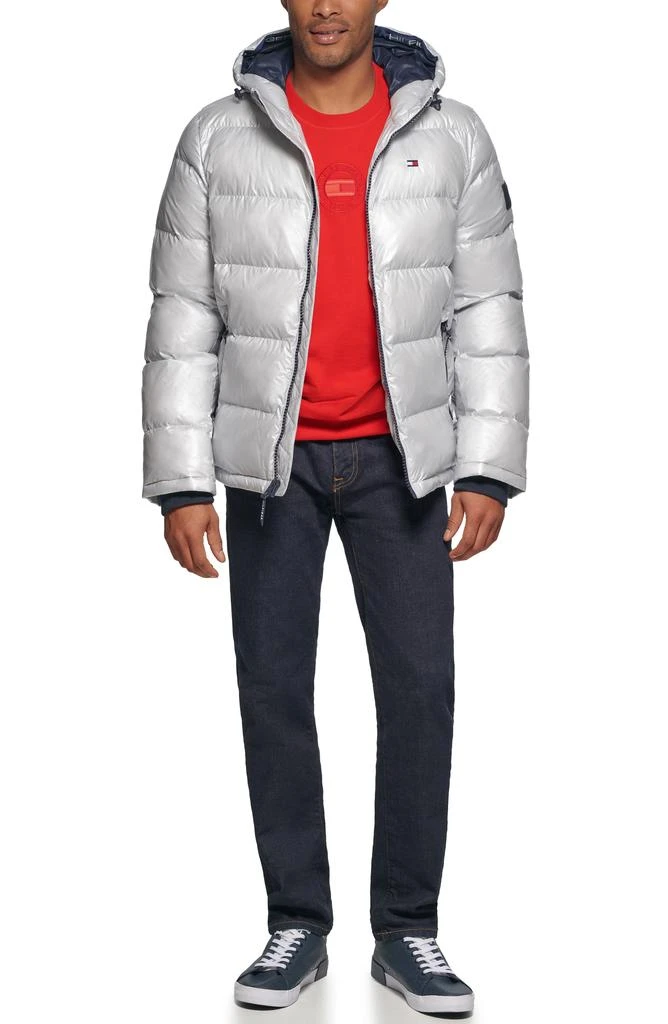 Tommy Hilfiger Quilted Puffer Hooded Mid Length Jacket 7