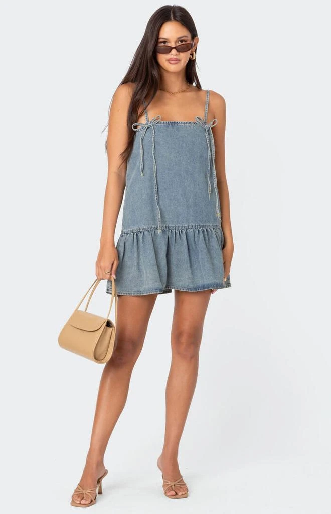Edikted Dylan Denim Mini Dress 2