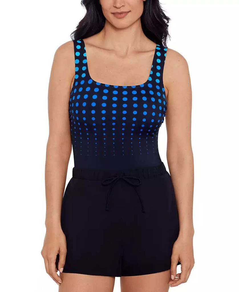ShapeSolver Sport by Mimi Flamingo Women's Scoop-Neck Runaround Swimsuit 1