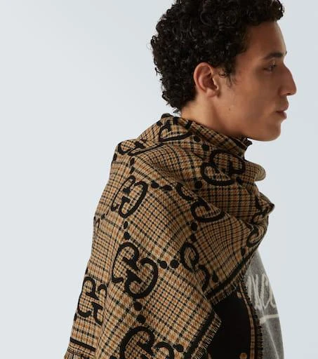 Gucci GG wool jacquard scarf 3