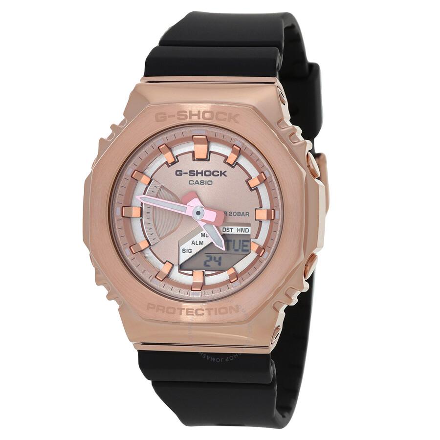 Casio G-Shock Quartz Analog-Digital Rose Gold Dial Ladies Watch GM-S2100PG-1A4