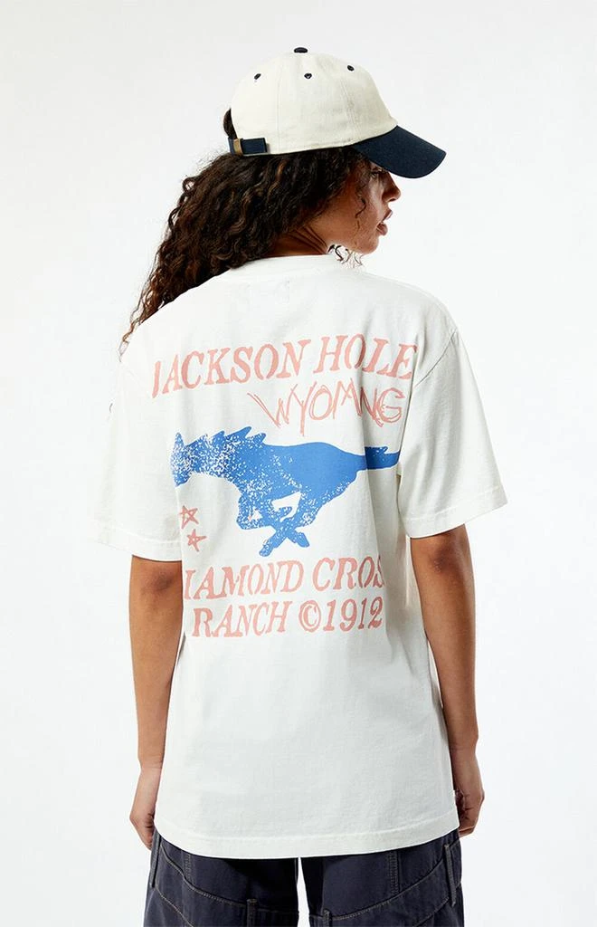 Diamond Cross Ranch Jackson Wyoming Runnin' T-Shirt 2