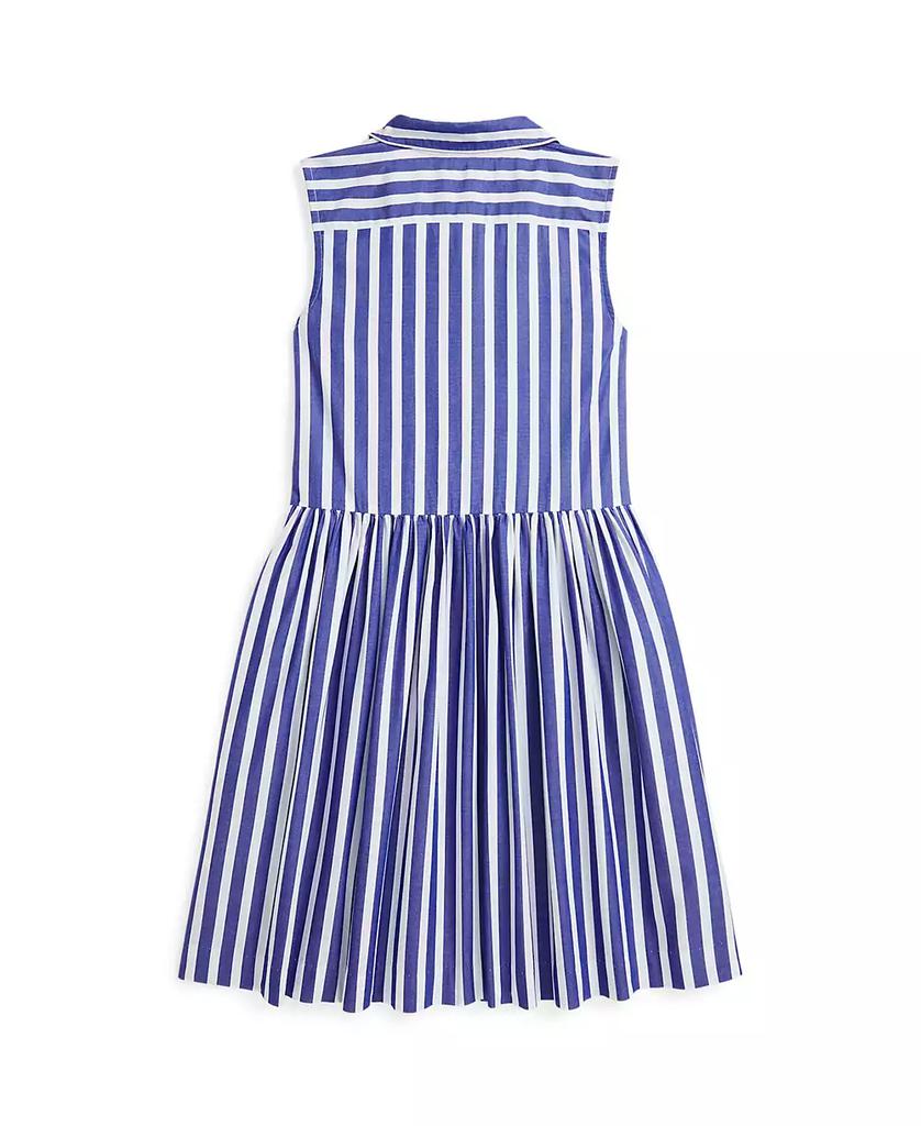 Ralph Lauren Big Girls Striped Poplin Shirtdress