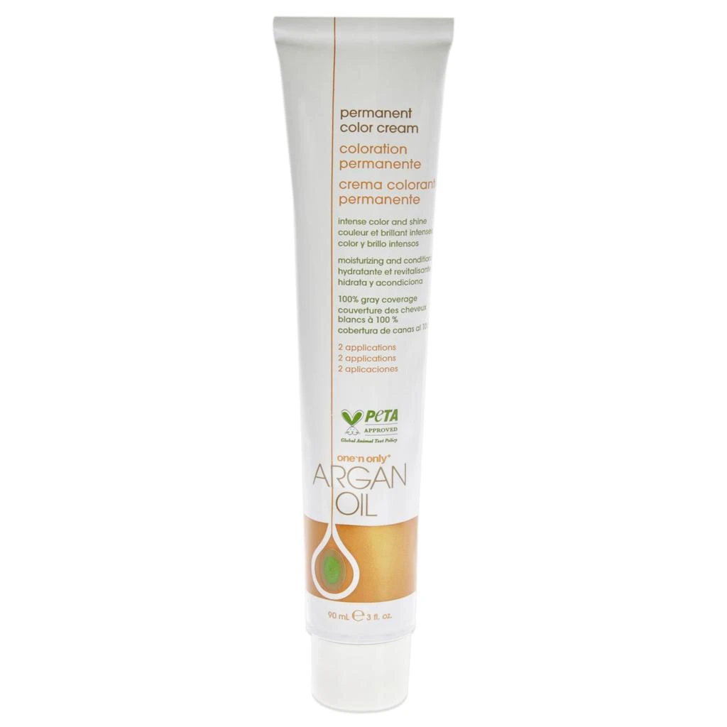 One n Only Argan Oil Permanent Color Cream - 5CH Light Chocolate Brown by  for Unisex - 3 oz Hair Color 2