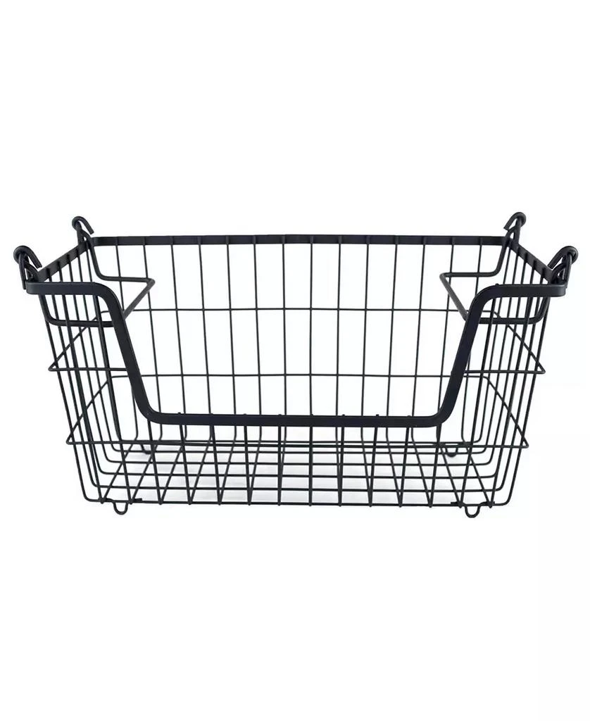 Design Imports Metal Basket Rectangle Small 1