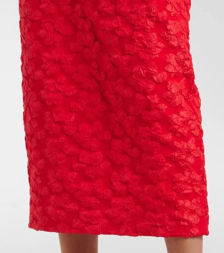 ROTATE Birger Christensen Jacquard midi dress 6