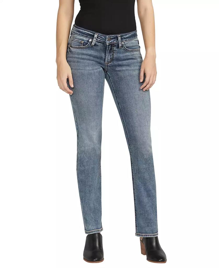 Silver Jeans Co. Women's Tuesday Low Rise Straight Leg Jeans