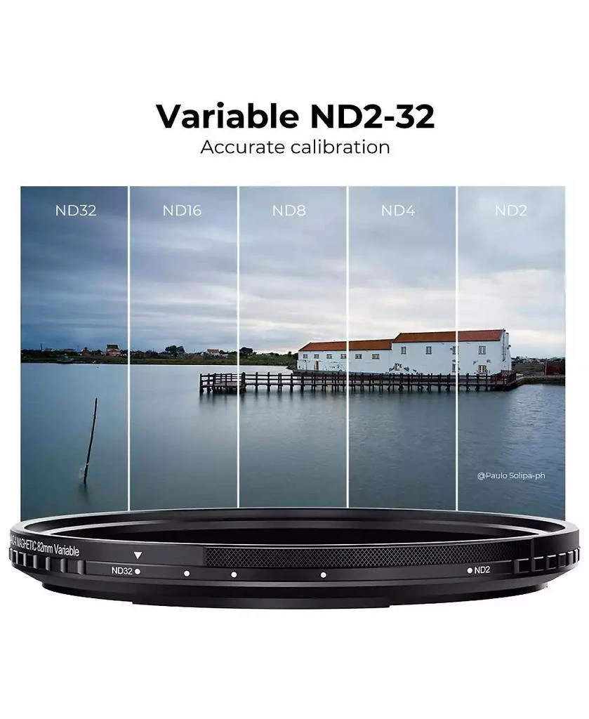 K&F Concept 49mm Nano-X ND2-32 1-5 Stop Magnetic Variable Neutral Density Lens Filter 4