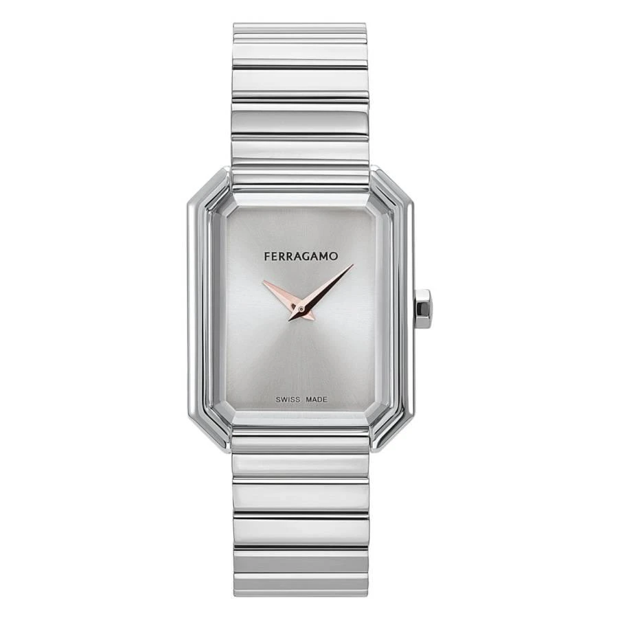 Salvatore Ferragamo Crystal Tank Quartz Ladies Watch SFS800324