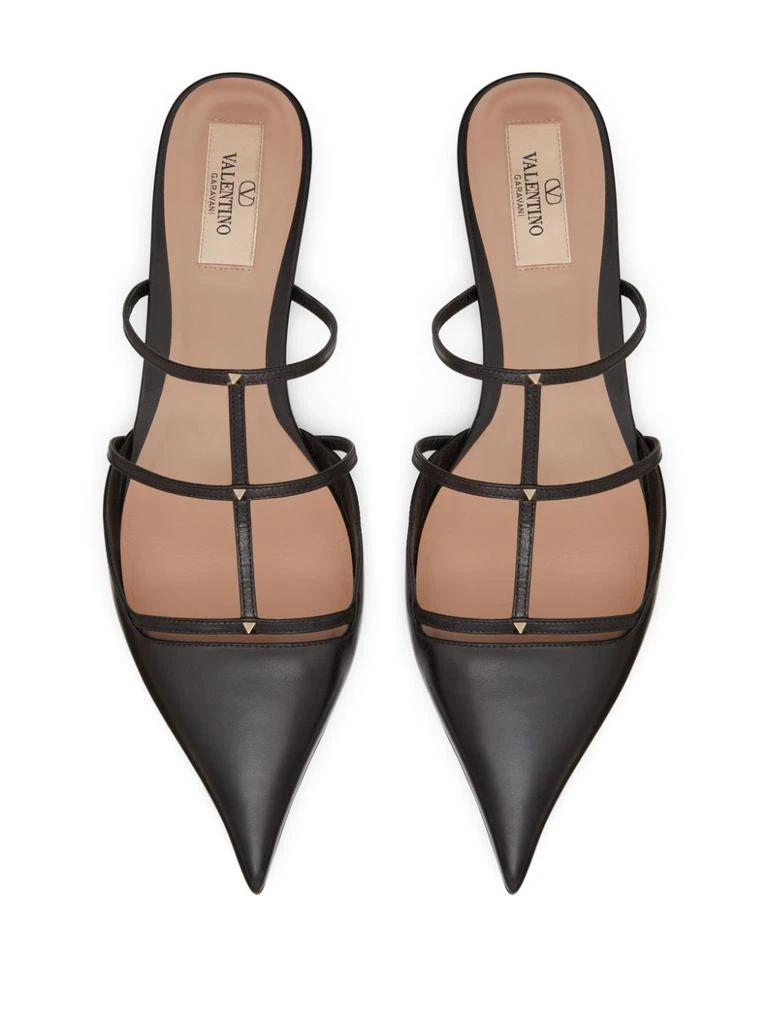 Valentino VALENTINO GARAVANI - Rockstud Wispy Leather Mules 3