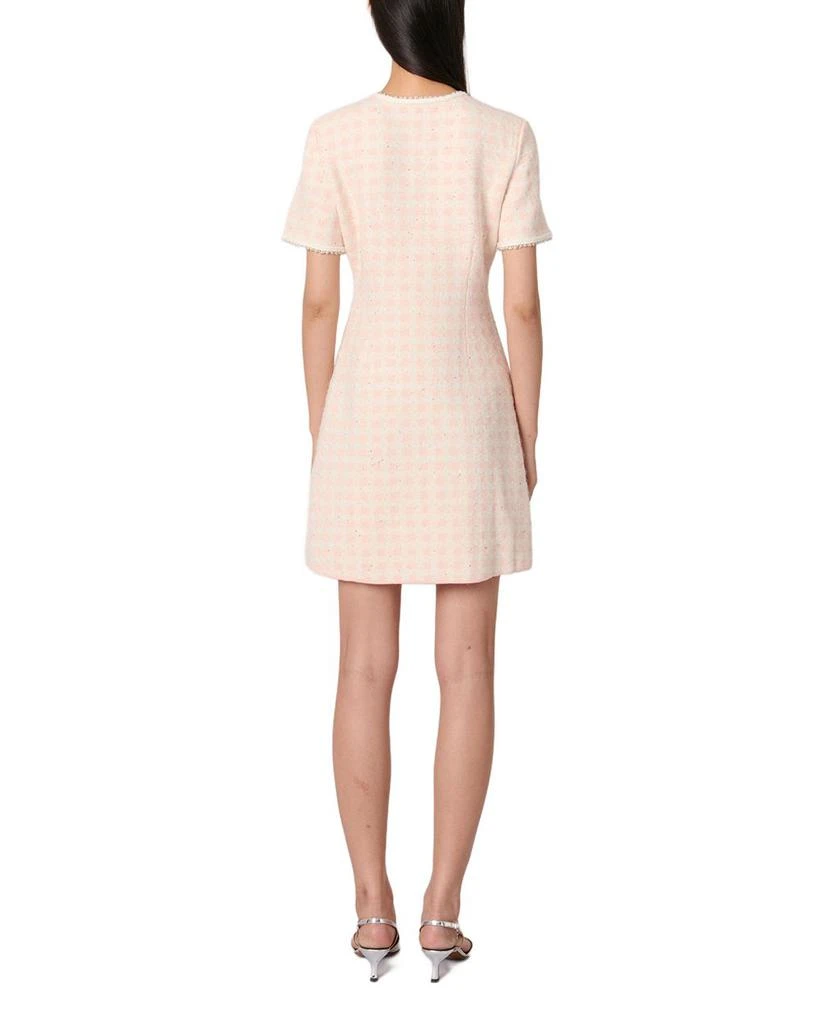Maje Tweed Effect Knit Short Dress 9
