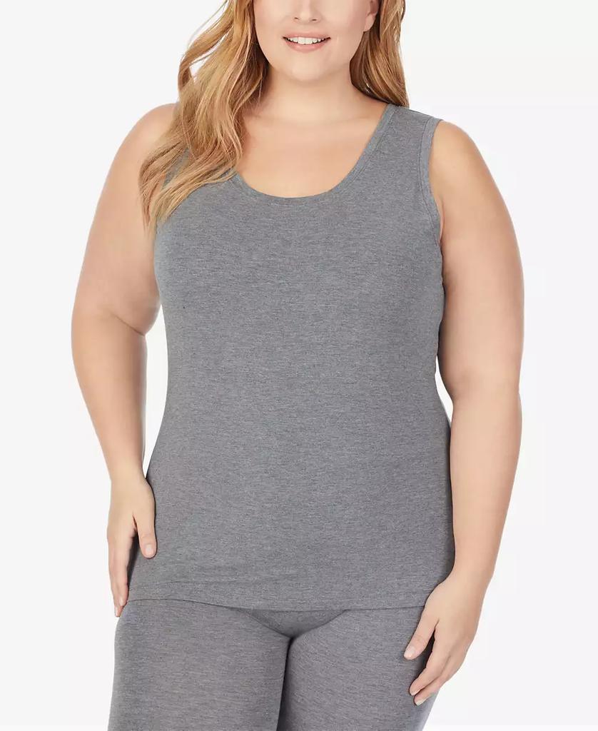 Cuddl Duds Plus Size Softwear with Stretch Reversible Tank Top
