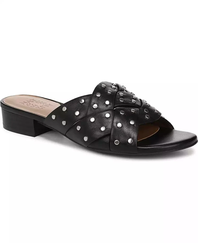 Naturalizer Women's Morena Studded Block Heel Slide Sandals 1