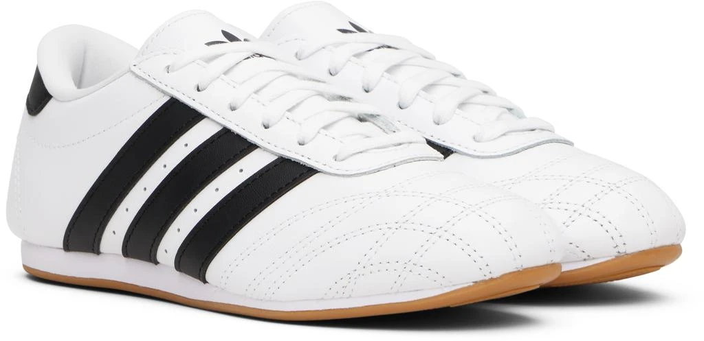 Adidas Big Kids White Taekwondo Lace Sneakers 4