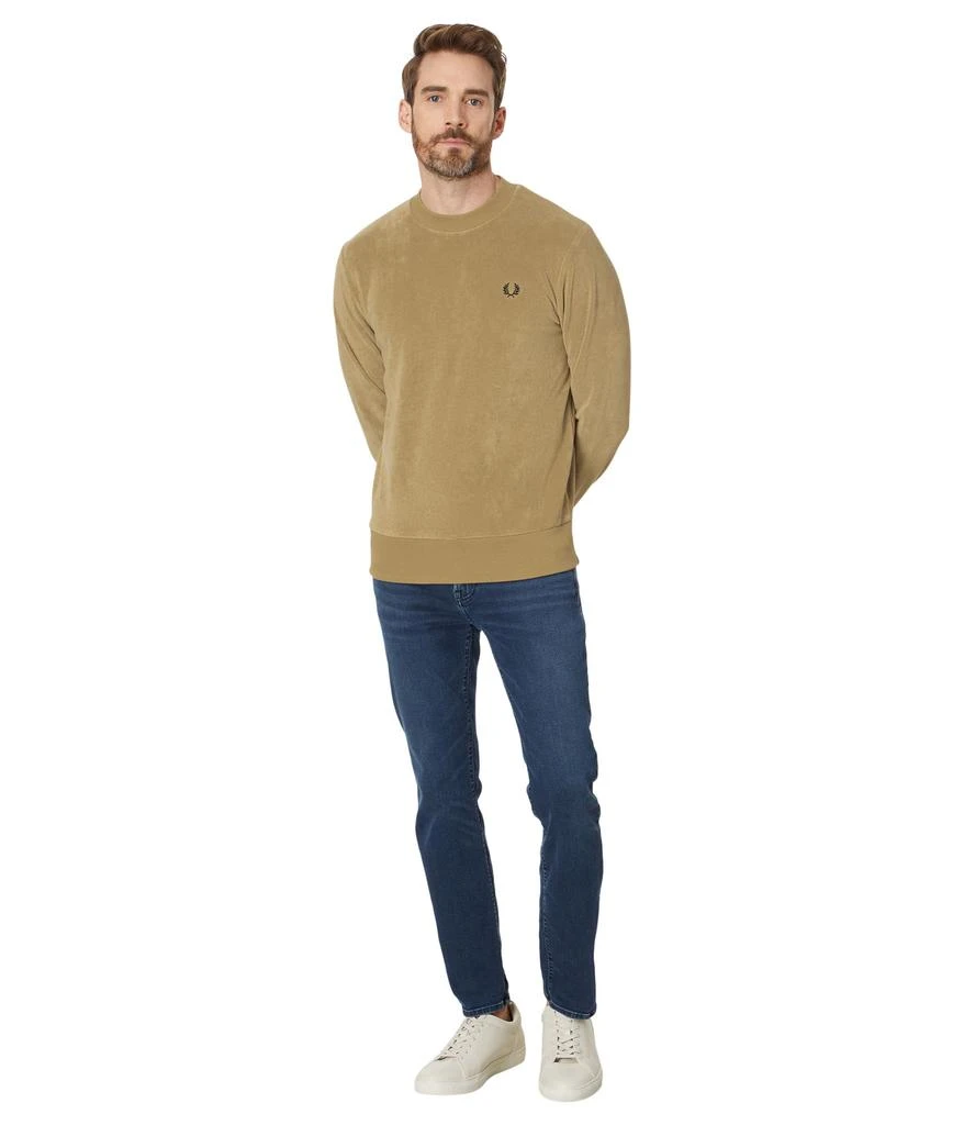 Fred Perry Towelling Crew Neck Sweatshirt 4