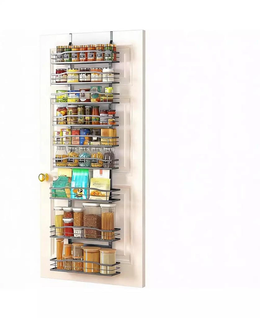 YIGII 9-Tier Metal Over-the-Door Organizer for Kitchen, Bathroom, Laundry