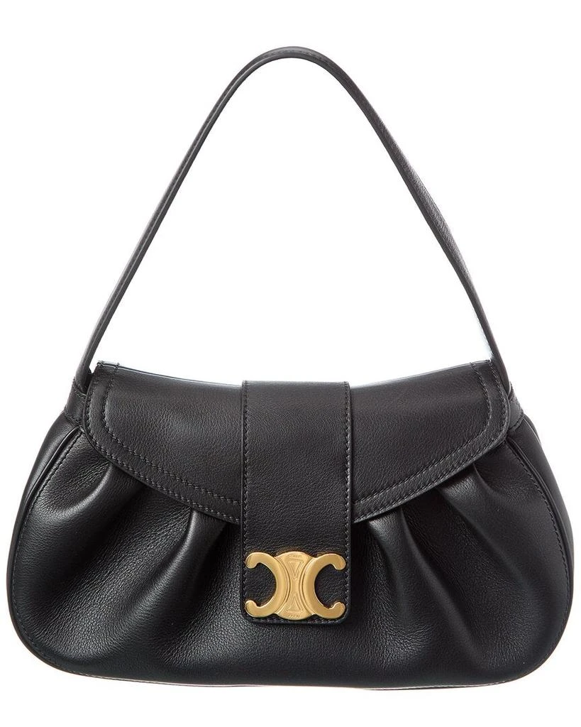 Celine CELINE Polly Medium Leather Satchel 1