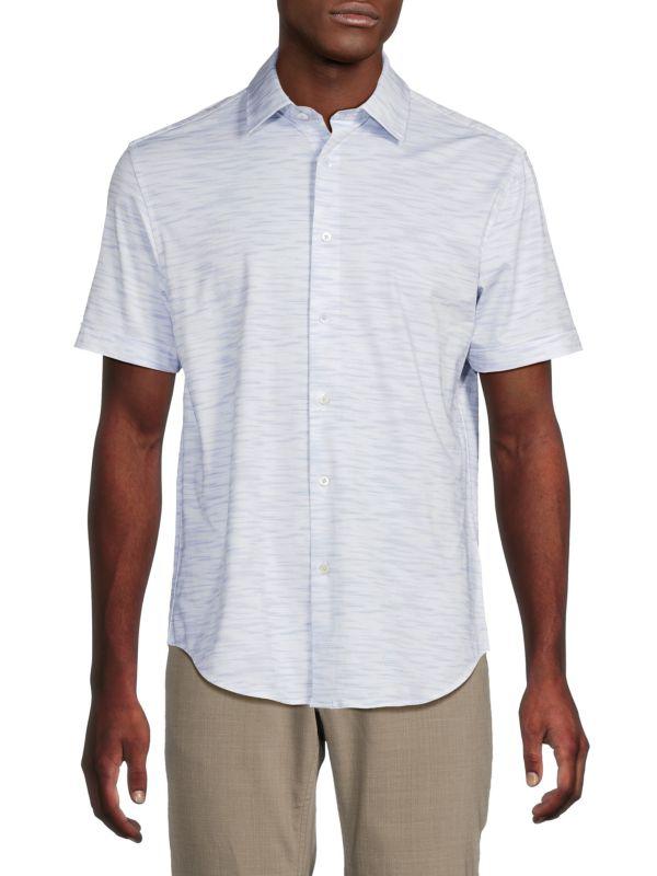 BUGATCHI Abstract Print Shirt