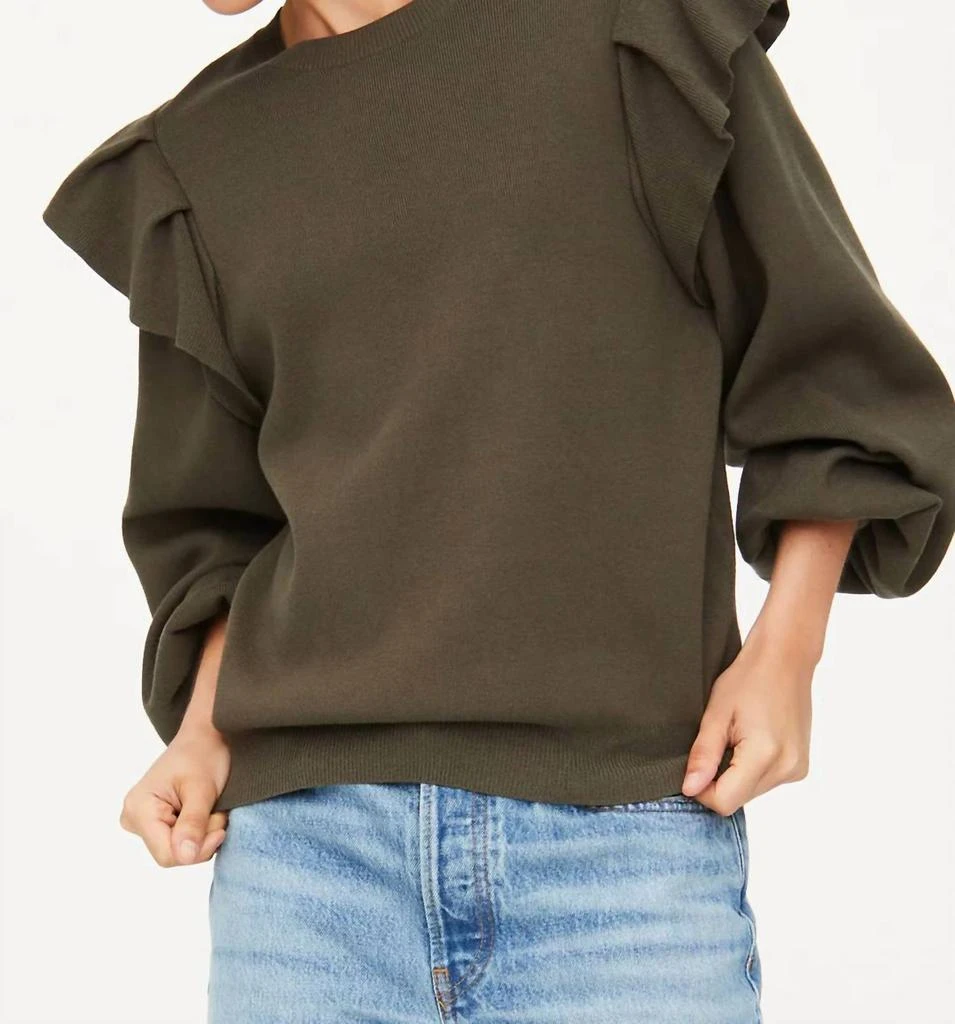 Marie Oliver Remi Popover In Juniper Green 2