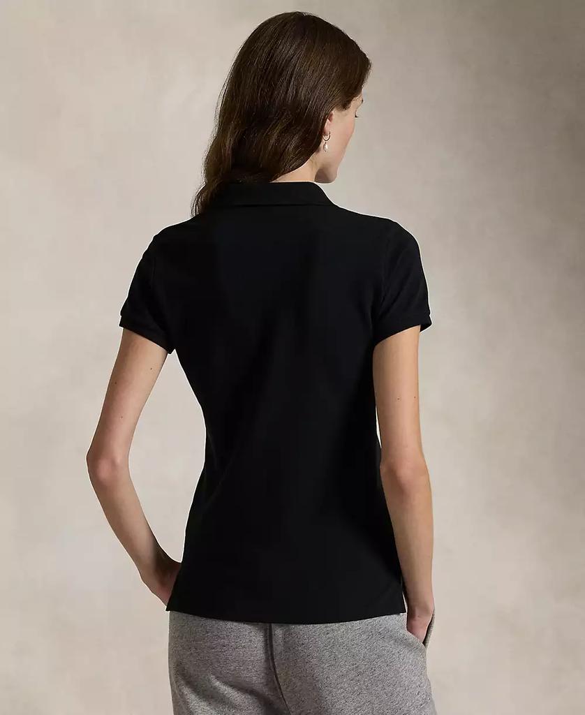 Ralph Lauren Women's Pink Pony Slim-Fit Stretch Polo Shirt