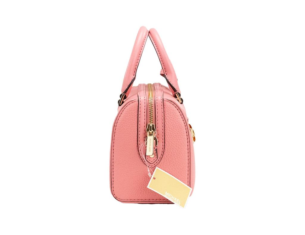 Michael Kors Michael Kors Travel XS Tea Rose Pebbled Leather Duffle Crossbody Handbag Women's Purse