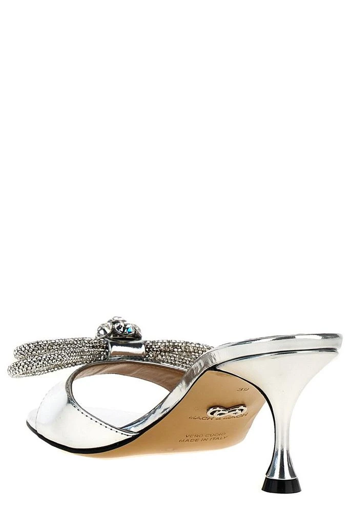 Mach & Mach Mach & Mach Double Bow Embellished Slip-On Mules 3