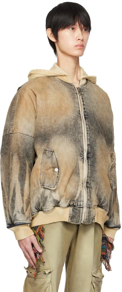 Alchemist Indigo Creed Denim Bomber Jacket 2