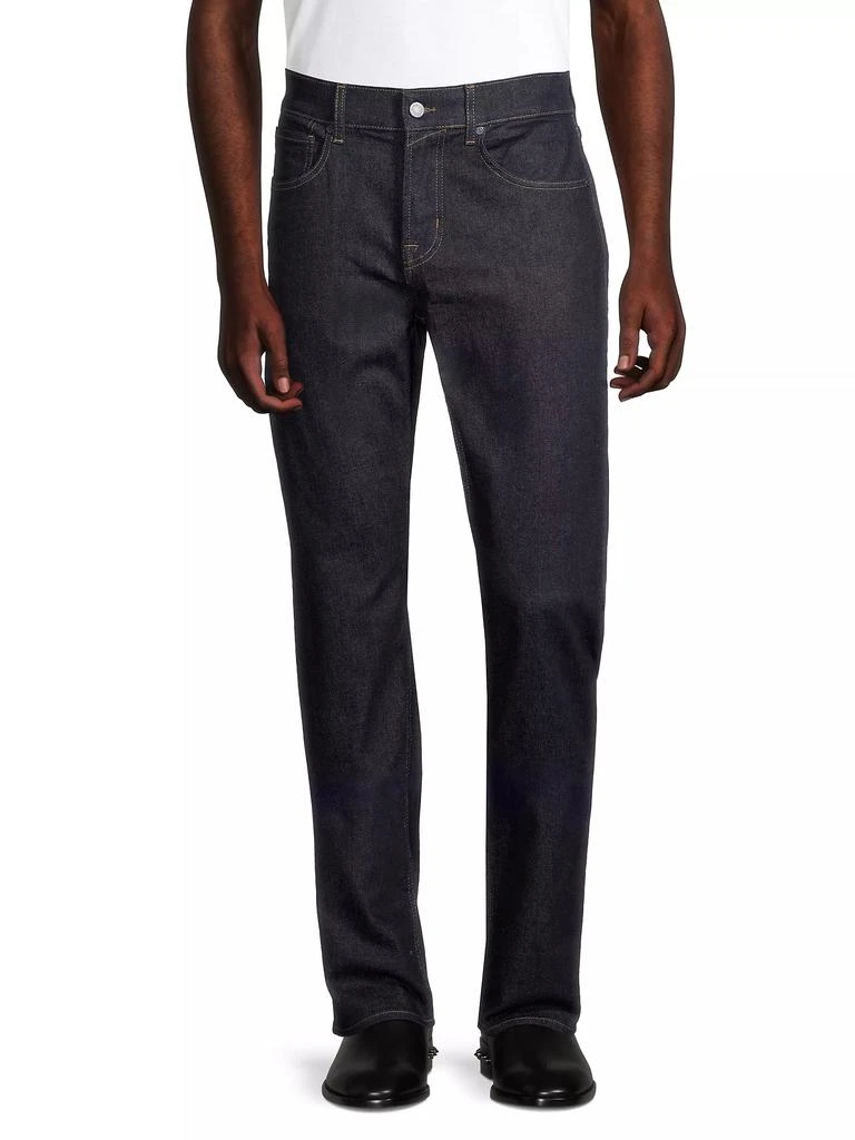 7 For All Mankind Straight-Leg Five-Pocket Jeans 3
