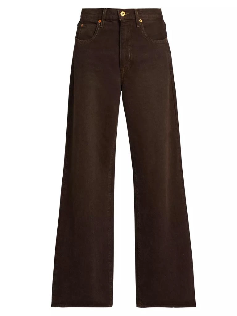 SLVRLAKE Grace High-Rise Wide-Leg Jeans 1