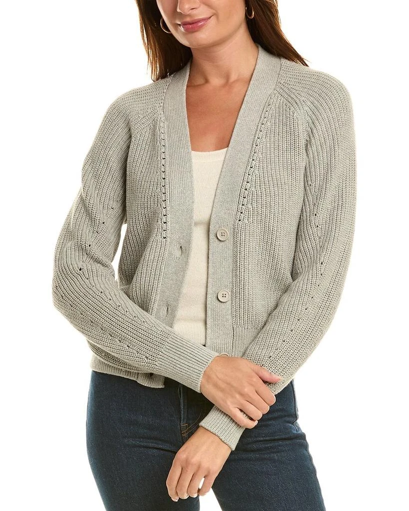 525 America Cora Shaker Pointelle Cardigan 1