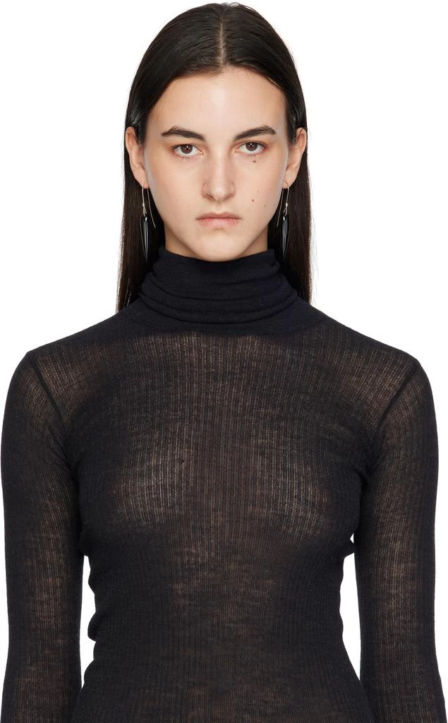 Sophie Buhai Silver & Black Spear Earrings 3