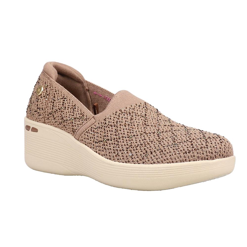 SKECHERS Martha Stewart Pier Lite Slip On Wedge Sneakers