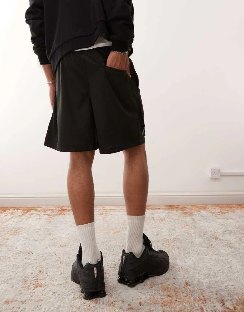 Obey Obey easy cosmic dreams mesh short in black 2