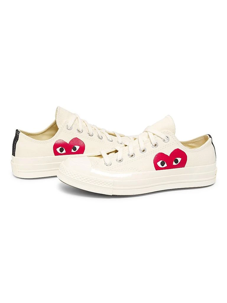 Comme des Garcons CdG PLAY x Converse Women's Chuck Taylor All Star Peek-A-Boo Low-Top Sneakers 2