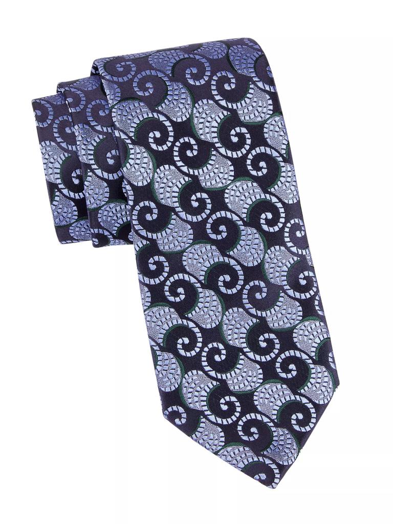 Charvet Swirl Silk Tie