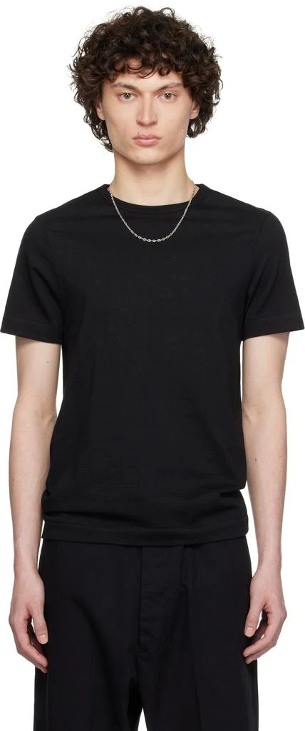 Merz b. Schwanen Black 215 Loopwheeled T-shirt 1