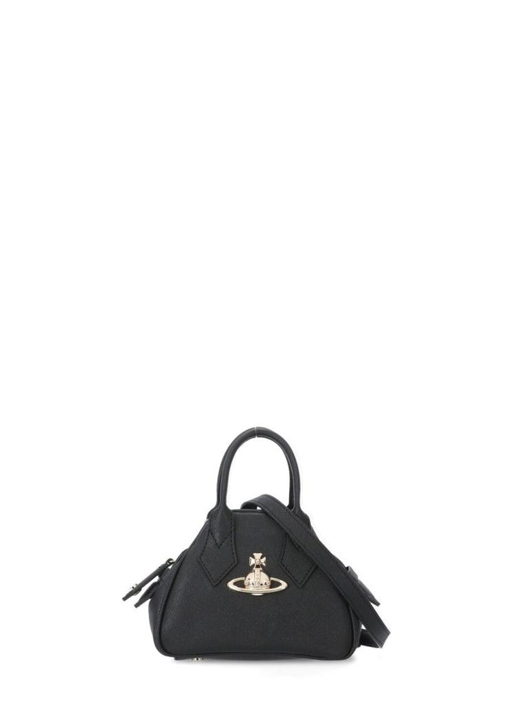 ★Vivienne Westwood★ Mini Yasmine Tote Bag Black 5C010005WL Vivienne Westwood Small Yasmine Tote Bag | Black | FARFETCH
