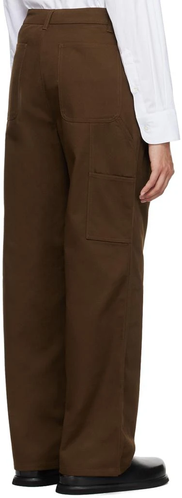 6397 Brown Workwear Trousers 3