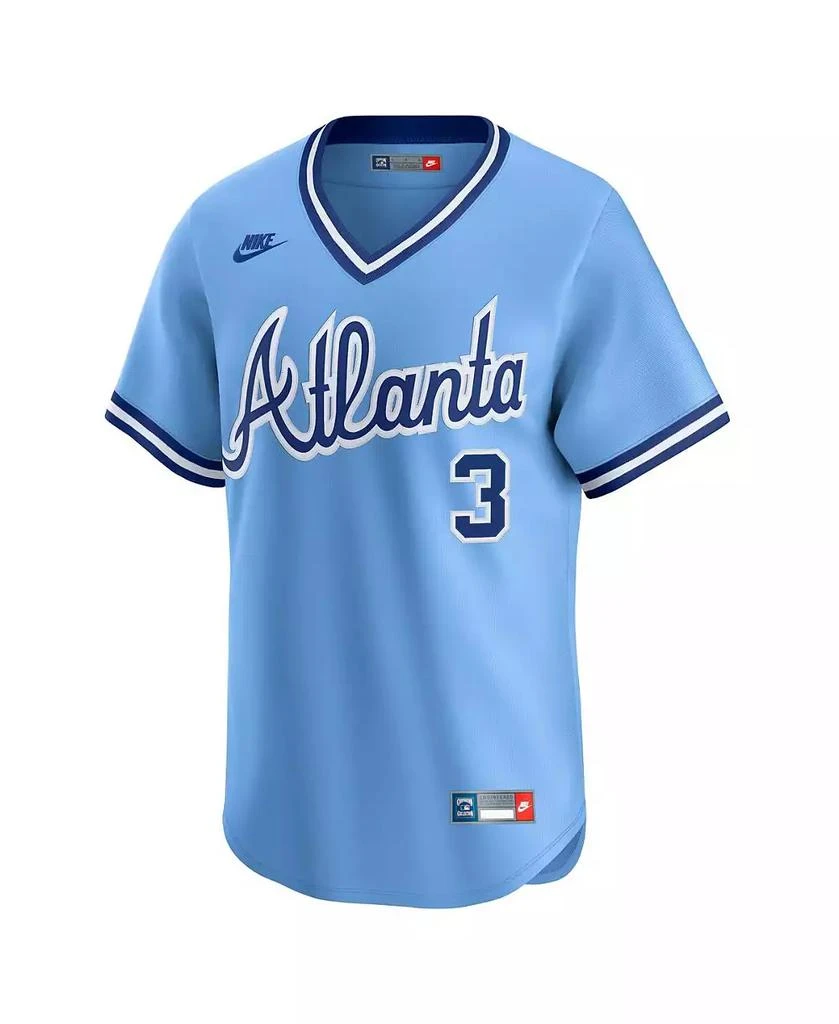 NIKE Men's Dale Murphy Light Blue Atlanta Braves Throwback Cooperstown Collection Limited Jersey 3