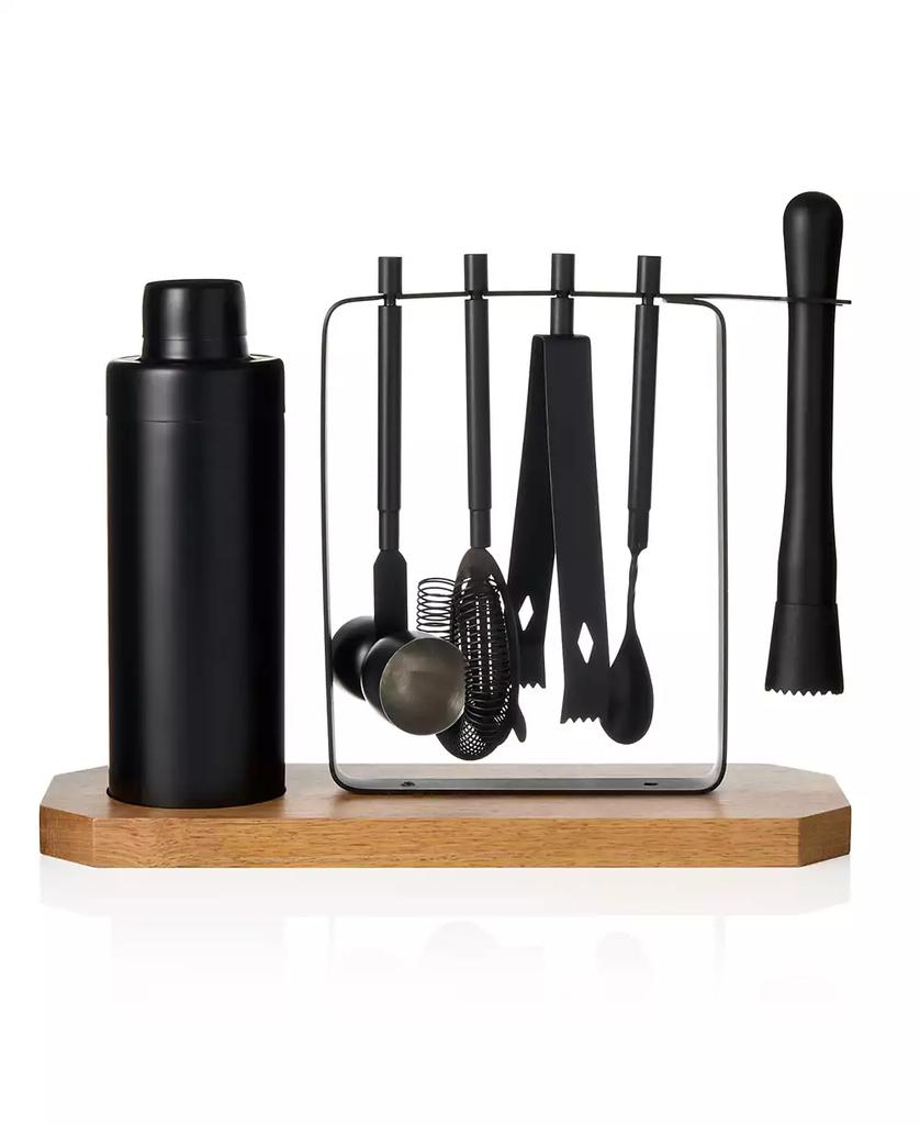 Godinger Ebony Bar Tools, Set of 7