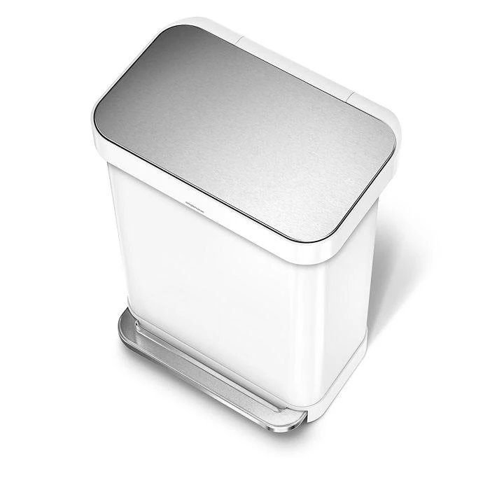 simplehuman 55L Rectangular Step Trashcan 4