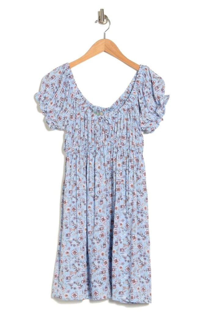 GOOD LUCK GEM Floral Babydoll Dress 3