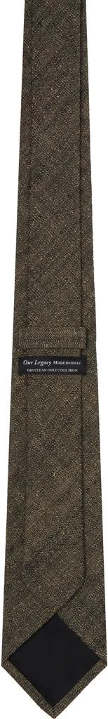 Our Legacy Brown Linen Tie 2