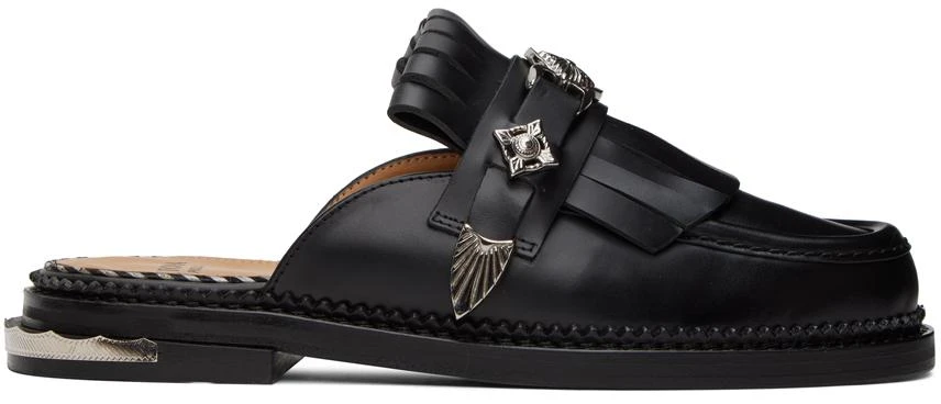 Toga Pulla Black Hard Loafers 1
