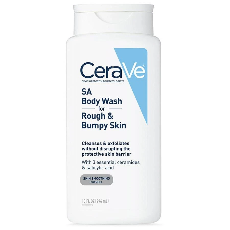 CeraVe SA Body Wash for Rough and Bumpy Skin with Salicylic Acid 1