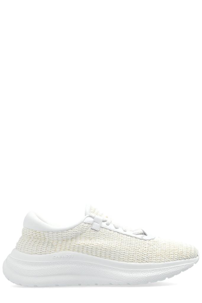 CASADEI Casadei Mia Almond Toe Lace-Up Sneakers