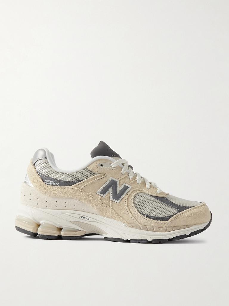 New Balance 2002r 皮革边饰网眼绒面革运动鞋