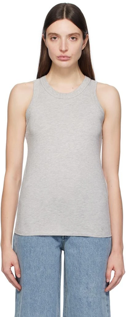 Loulou Studio Gray Poso Tank Top