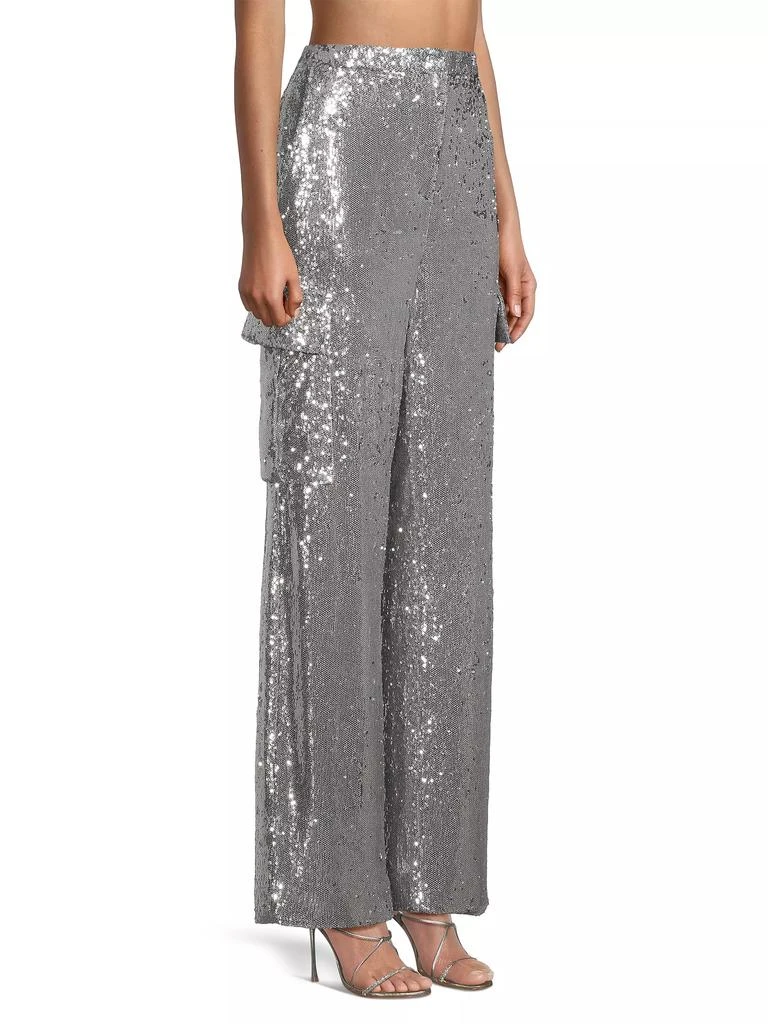 Milly Saison Sequins Cargo Pants 4