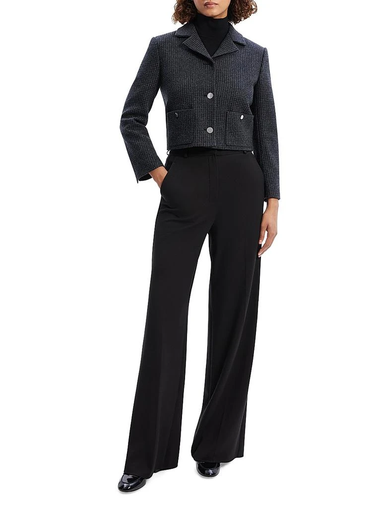 Theory Wool-Blend Boxy Crop Jacket 2